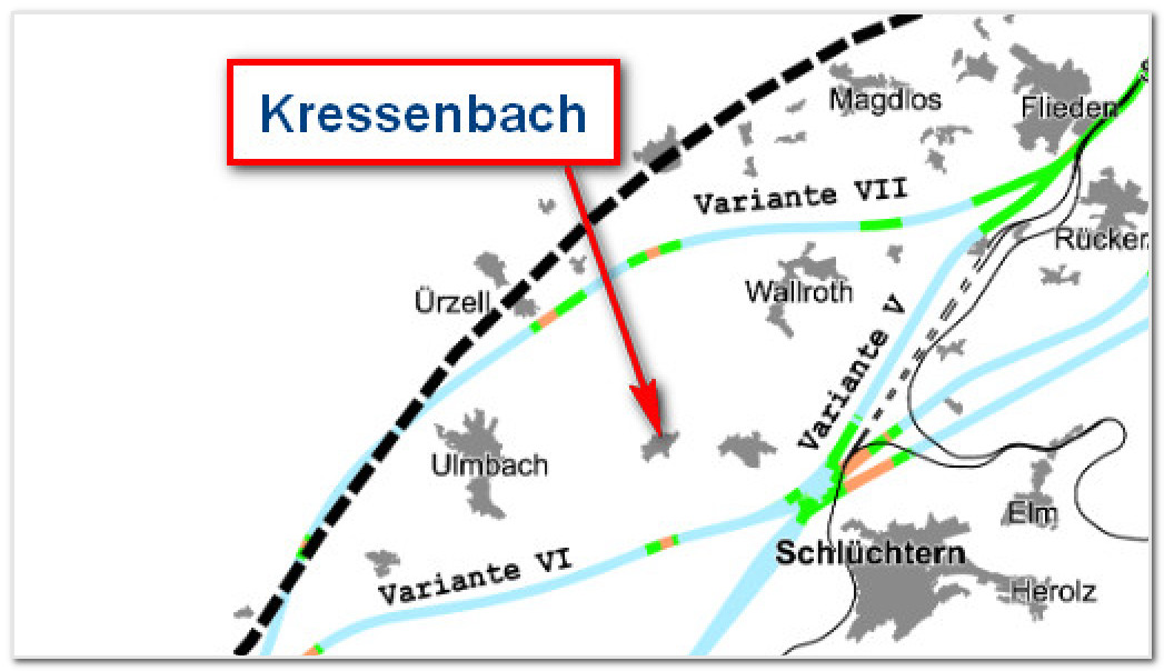 Kritik an Planung der ICE Neubaustrecke